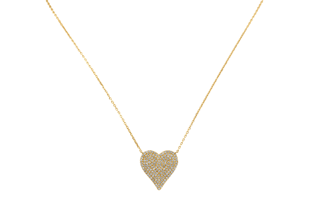 Diamond heart necklace
