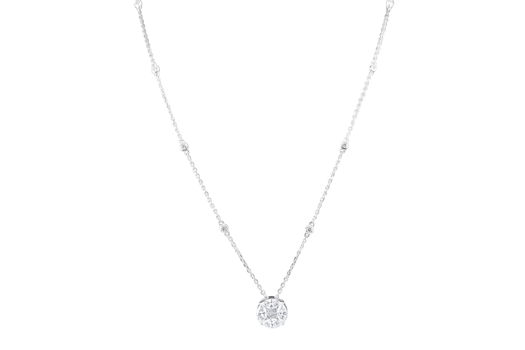 Diamonds by yard necklace