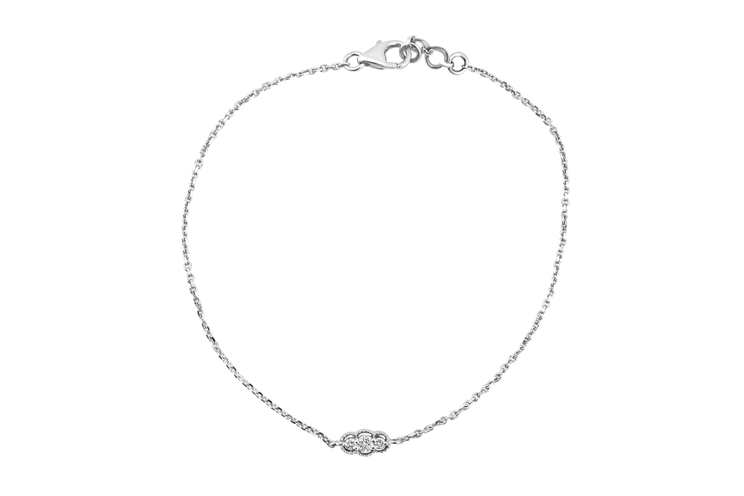 Micro 3 Diamond Bracelet