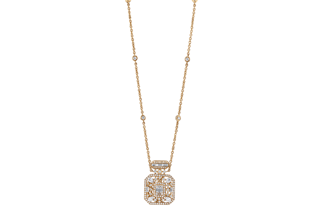 Diamond by the Yard Canister Necklace